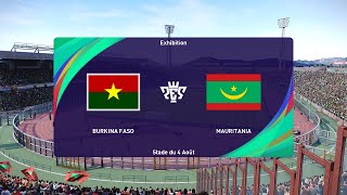 Burkina Faso vs Mauritania 16012024 Africa Cup of Nations PES 2021 [upl. by Truitt]