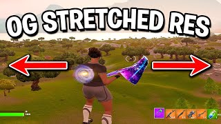 How To Get Stretched Resolution in Chapter 5 Fortnite HUGE FPS BOOST [upl. by Sinnard502]