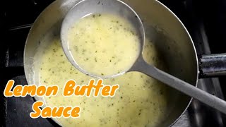 LEMON BUTTER SAUCE  TIPS TO PREVENT SPLIT  SAUCES RECIPE [upl. by Cora16]