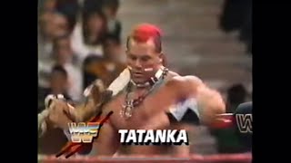 Tatanka Debut in WWE [upl. by Eserahs]