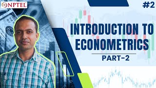 2 Introduction to Econometrics amp Econometric Analysis  Part 2 [upl. by Ethelred82]