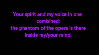 The Phantom of the Opera 2004 Lyrics on screen [upl. by Dasteel918]