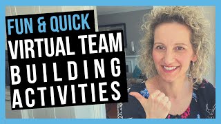 Virtual Team Building Activities IDEAS FOR REMOTE TEAMS [upl. by Leval761]