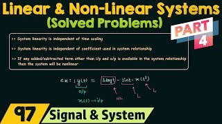 Linear and NonLinear Systems Solved Problems  Part 4 [upl. by Lenard226]