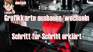 GRAFIKKARTE WECHSELN  Schritt für Schritt erklärt  Tutorial deutsch [upl. by Ellezaj]