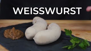 Homemade Weisswurst “Munich Style”  A Delicious Bavarian Classic [upl. by Flemings]