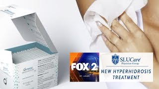 New FDA Approved Treatment for Hyperhidrosis  SLUCare Health Watch [upl. by Anaiviv274]