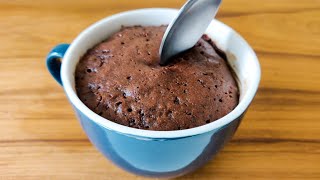 Chocolate Mug Cake in 1 Minute [upl. by Blatt]