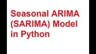 Seasonal ARIMA SARIMA Model for Time Series Analysis  A Stock Dividend Forecast Example [upl. by Andrel]