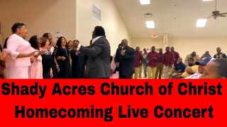 Shady Acres Church of Christ Homecoming Acappella Gospel Concert [upl. by Idas]