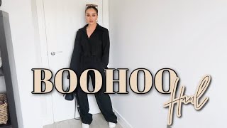 NEW IN BOOHOO TRY ON HAUL  amp DISCOUNT CODE [upl. by Vatsug]