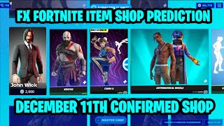 December 11th 2023 Fortnite Item Shop CONFIRMED  Fortnite Early Item Shop Prediction December 11th [upl. by Notsud]