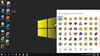 Shortcut key to Insert Emojis Anywhere in Windows 10 [upl. by Erdnoed]