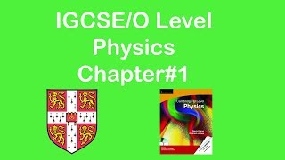 Online physics tutor  Chapter 1  Physical Quantities Units and Measurements IGCSEO Level Physics [upl. by Robinson]