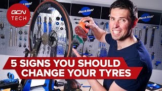 5 Signs You Need To Change Your Bike Tyres [upl. by Iaw]