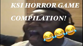 KSI and Deji horror game compilation FUNNY [upl. by Ariamoy]