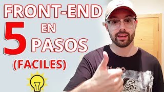 FRONTEND EN 5 PASOS  ¿Que aprender y por donde empezar para ser Desarrollador Web Frontend 2025 [upl. by Atcele]