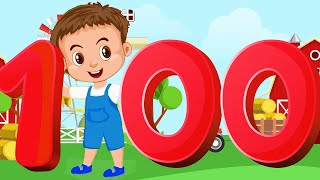 The Numbers Song  Learn To Count 1 To 100 [upl. by Nurse]