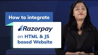 Razorpay Payment Gateway Integration in HTML amp JS Websites [upl. by Ardnuyek]