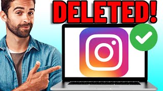 How To Delete Instagram Account On PC 2023 [upl. by Cristine]