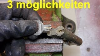 Schlüssel abgebrochen 3 Möglichkeiten Anleitung  Key canceled [upl. by Ennaeirb]