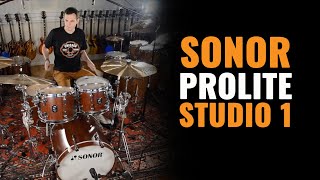 Sonor ProLite Studio 1 Drum Kit  Chicago Drum Exchange Demo [upl. by Zaccaria]