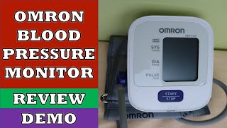 Omron HEM 7120 Blood Pressure Monitor  Review and Demo [upl. by Llennod]