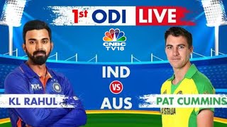 India Vs Australia LIVE 1st ODI  KL Rahul  Ind Vs Aus LIVE Match Today  Cricket Score LIVE  N18L [upl. by Yldarb382]