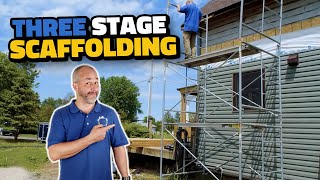 How to Assemble Scaffolding  3 Stage System [upl. by Yug]