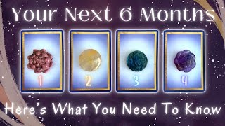 What You Need to Know About the Next Six Months…😱⏰ Pick a Card🔮 Timeless InDepth Tarot Reading [upl. by Joseito93]