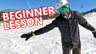 Beginner Snowboard Lesson  Heels Toes amp Straight [upl. by Jacobson]