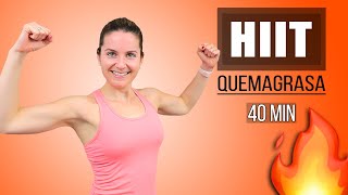 Cardio HIIT INTENSO para QUEMAR GRASA 🔥  40 MINUTOS [upl. by Aiynat4]