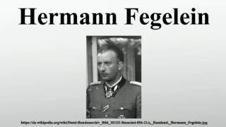 Hermann Fegelein [upl. by Wittenburg]