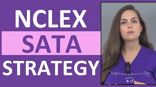 How to Answer NCLEX Style Select All That Apply Questions SATA [upl. by Tadeo]