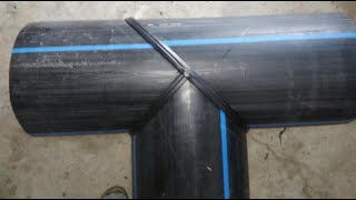 HDPE Fitting Fabrication Machine by POLYMOLD PRODUCTS [upl. by Herzig]