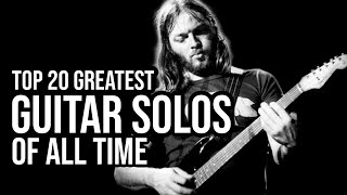 TOP 20 ROCK GUITAR SOLOS OF ALL TIME [upl. by Monahon]