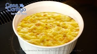 Macarrones con Queso o Macaroni and Cheese Autentica Receta Americana [upl. by Adnarb697]