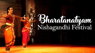 Thodayam  Bharatanatyam by Vineeth and Lakshmi Gopalaswamy  Nishagandhi Festival  Kerala Tourism [upl. by Broeker]