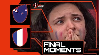 INSANE ENDING  Last 113 New Zealand v France semifinal  HSBC France Sevens Rugby [upl. by Pizor259]