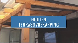 Houten terrasoverkapping [upl. by Baggett]