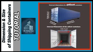 Dimensions amp sizes of Containers [upl. by Issirk650]