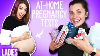 LIVE Pregnancy Test  Do DIY Pregnancy Tests Actually Work [upl. by Duahsar]