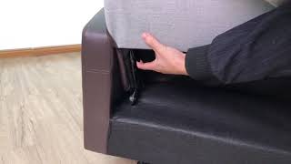 Recliner sofa disassemble video [upl. by Denny]