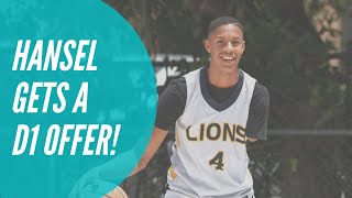 Hansel Enmanuel Gets His FIRST D1 Offer [upl. by Eiral]