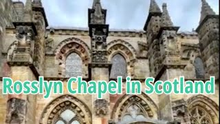 Rosslyn Chapel in Scotland [upl. by Annahsed]