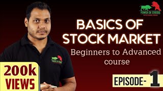 Stock Market Free Course For Beginners To Advanced Episode1 [upl. by Meredi]