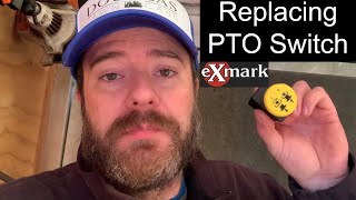 Replacing ExMark PTO Switch [upl. by Osnofla]