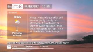 The Weather Channel  Frankfort KY HD Local Forecast  162014 1058am [upl. by Schlicher868]