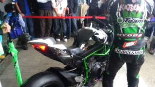 Kawasaki Ninja H2R Engine Start [upl. by Lodovico]