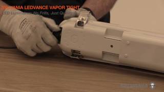 SYLVANIA LEDVANCE Vapor Tight Luminaire  Installation Video [upl. by Catie]